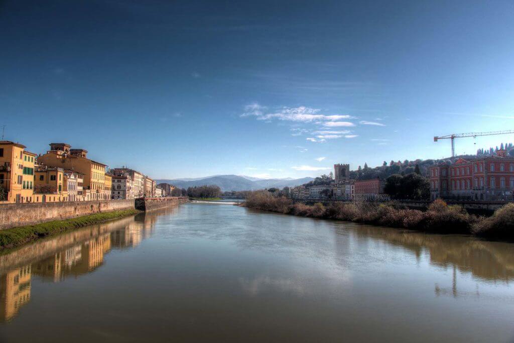 The Arno River from Ponte alle Grazie