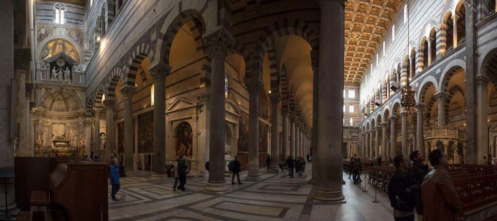 interior of pisa cathedral