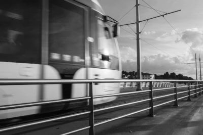 tram at Cascine Park