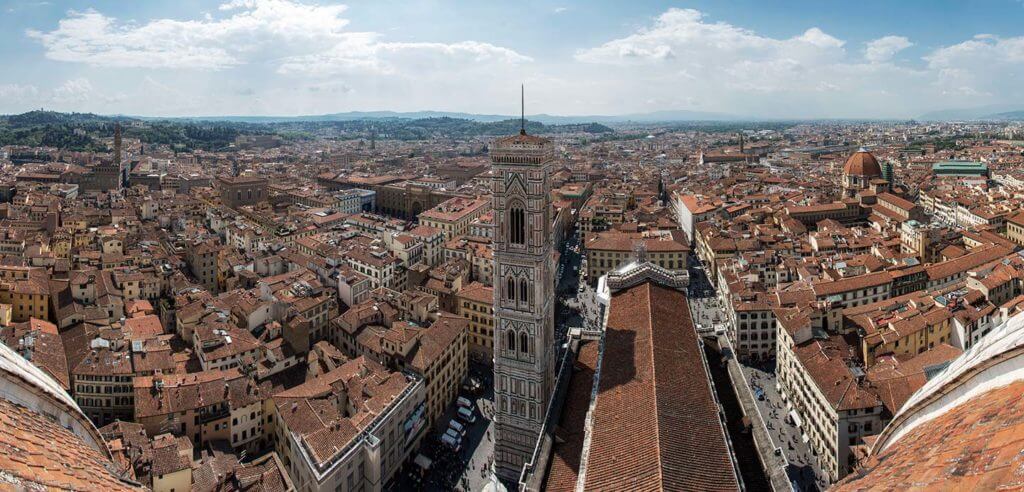 panorama from the top of the duomo