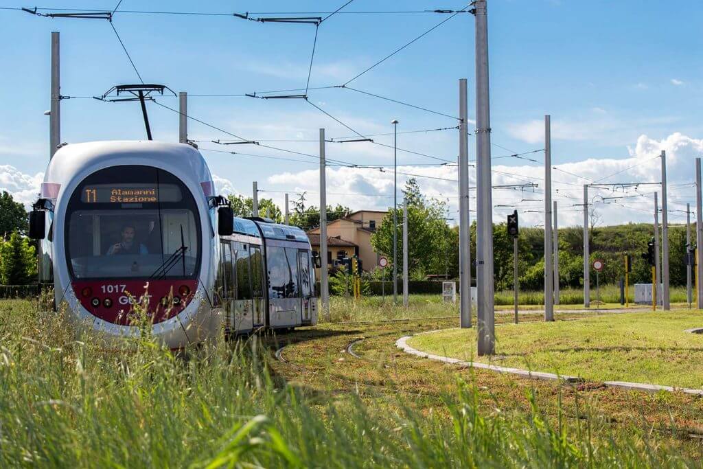 tram in the daytime